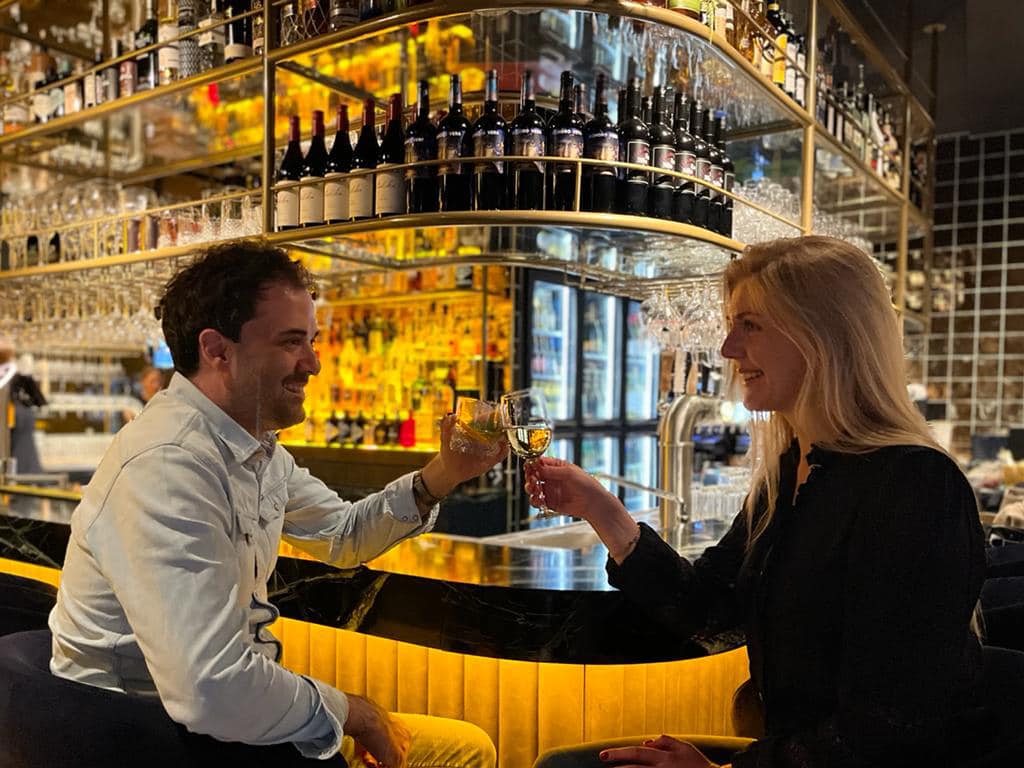 Cheers! To new beginnings!